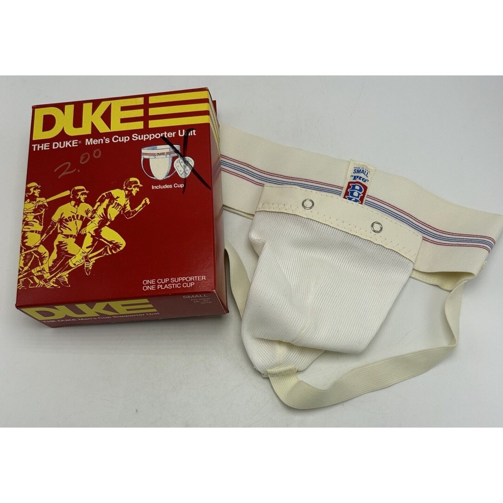 Vtg The Duke Athletic Supporter Jockstrap Small  No Cup USA 70s Snap New Read